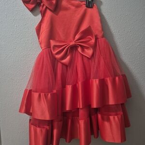 Elegant Red Kids Formal Dress